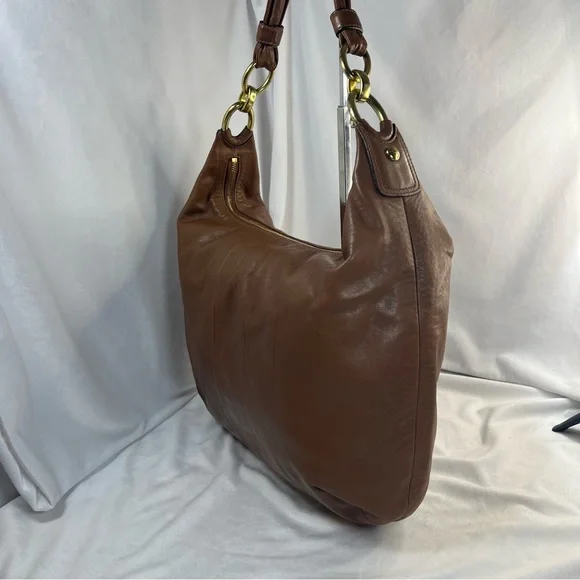COACH Brown Leather Kristin Hobo Bag - Picture 7 of 14